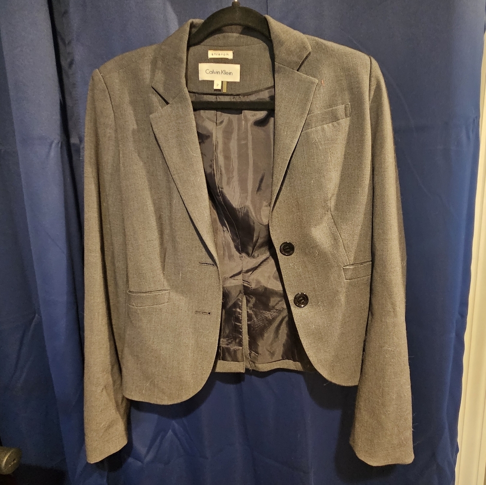 Calvin Klein grey blazer